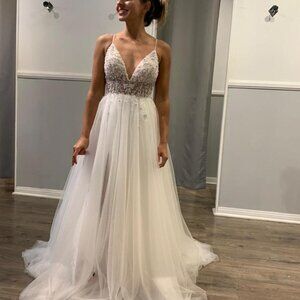 Ethereal Tulle & Beading Prom/Bridal Gown – Never Worn